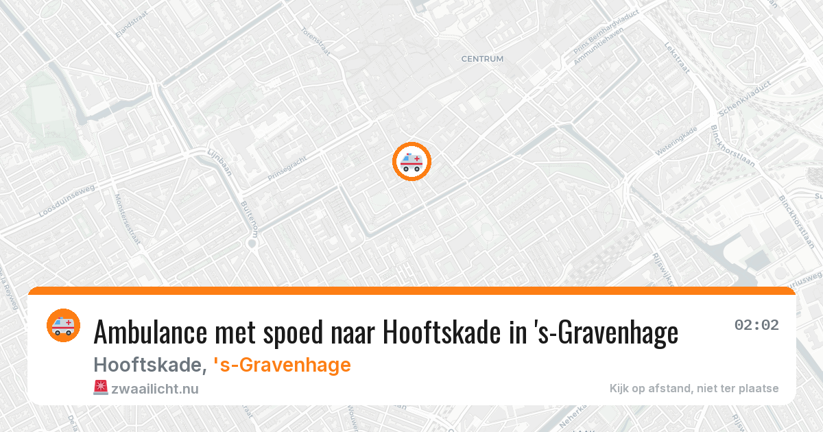 Ambulance met spoed naar Hooftskade in 's-Gravenhage — 1 jun 2026