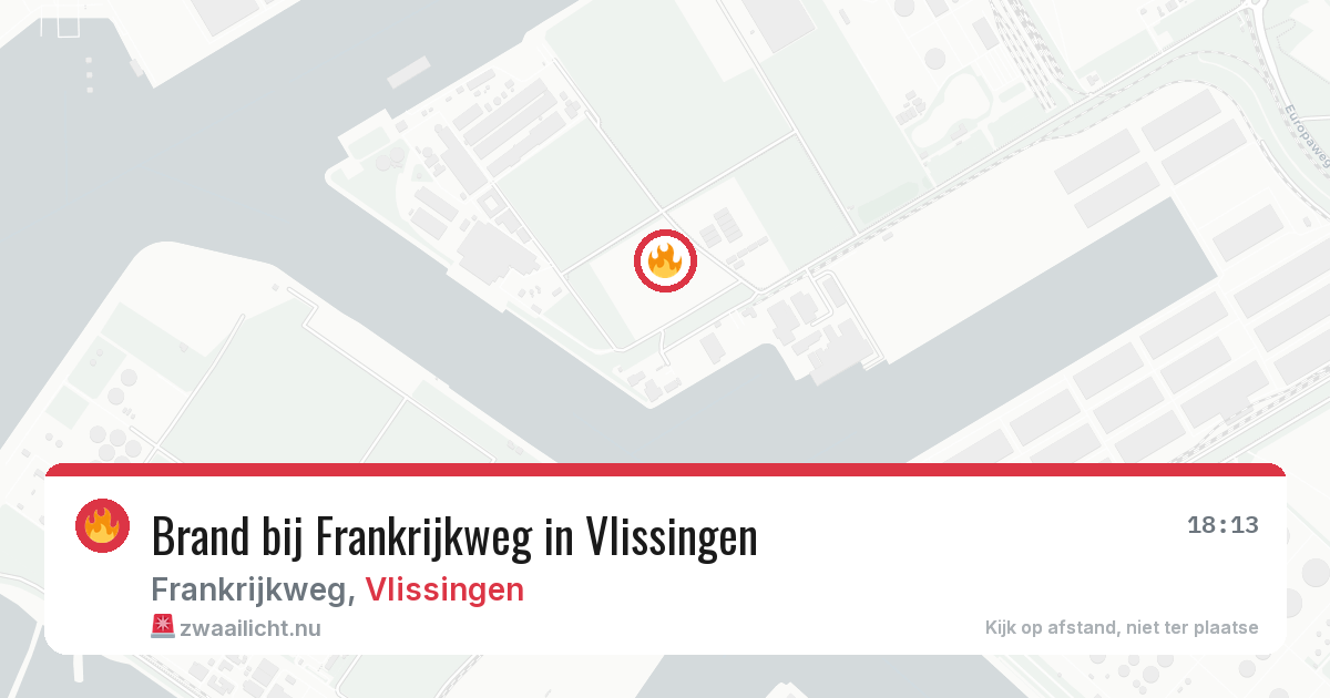 Brand bij Frankrijkweg in Vlissingen — 7 apr 2026