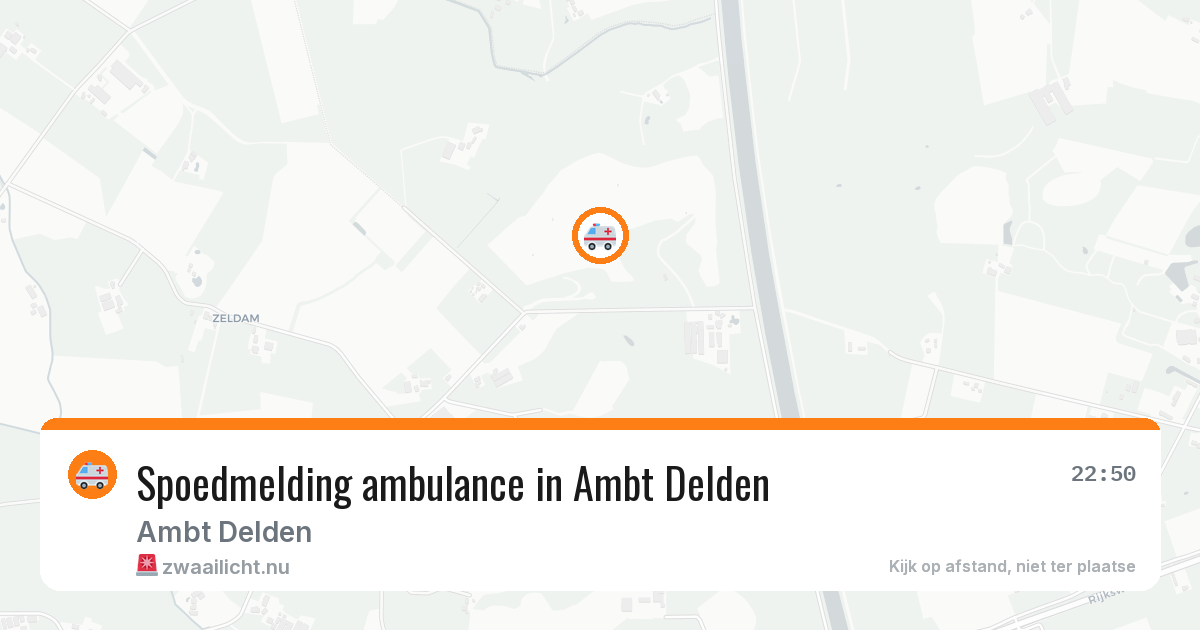 Spoedmelding ambulance in Ambt Delden — 3 mei 2026