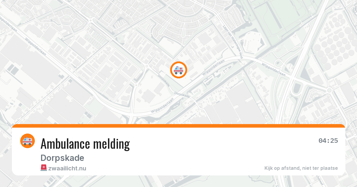 Ambulance melding — 3 jun 2026