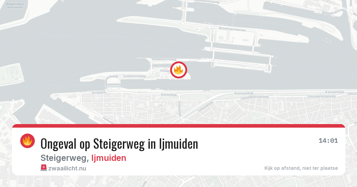 Ongeval op Steigerweg in Ijmuiden — 23 mrt 2026