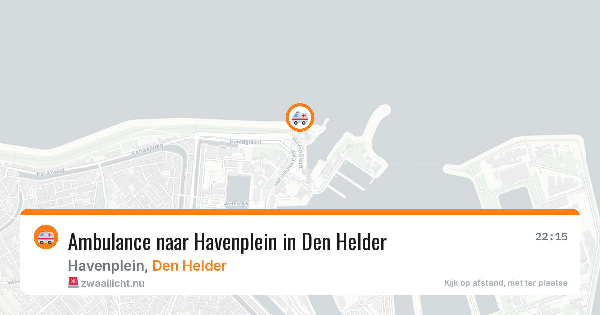 Ambulance naar Havenplein in Den Helder — 3 jun 2026