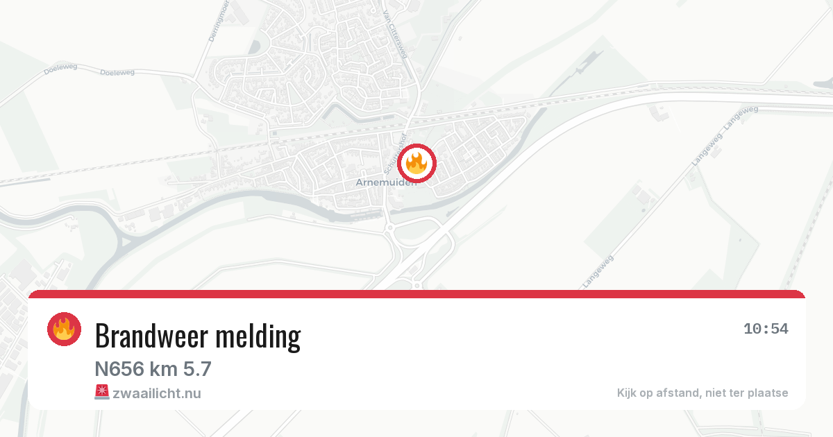 Brandweer melding — 3 jul 2026