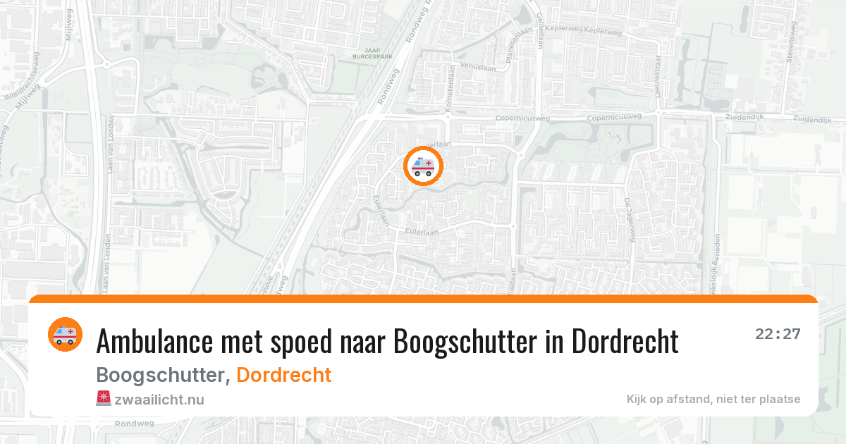 Ambulance met spoed naar Boogschutter in Dordrecht — 1 apr 2026