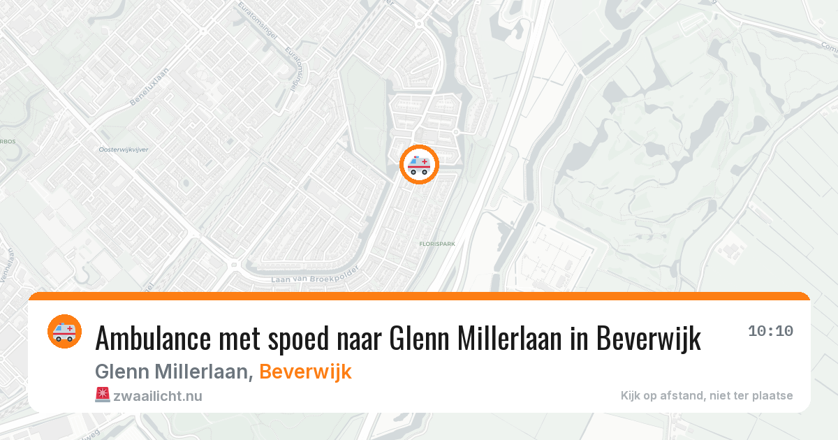 Ambulance met spoed naar Glenn Millerlaan in Beverwijk — 12 feb 2026