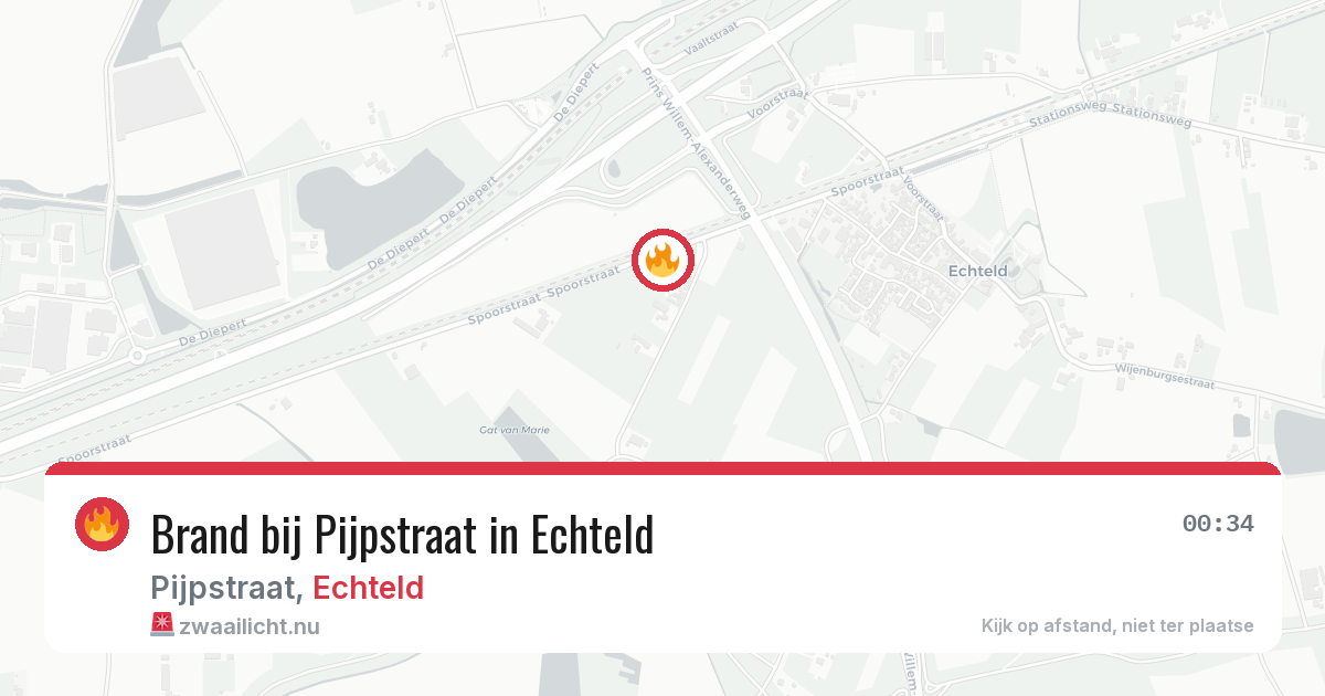 Brand bij Pijpstraat in Echteld — 30 mei 2026
