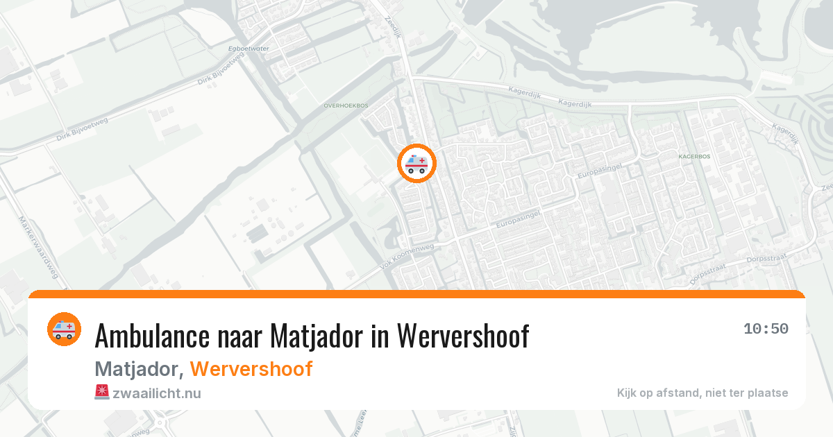 Ambulance naar Matjador in Wervershoof — 5 jul 2026