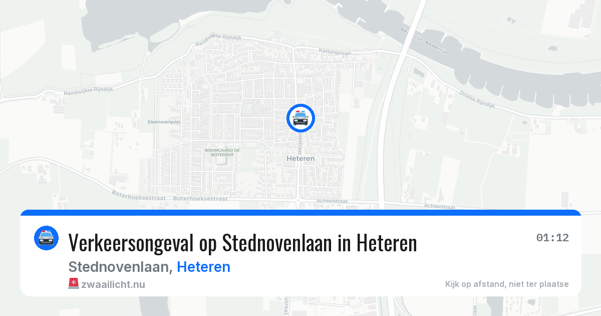 Verkeersongeval op Stednovenlaan in Heteren — 5 mei 2026