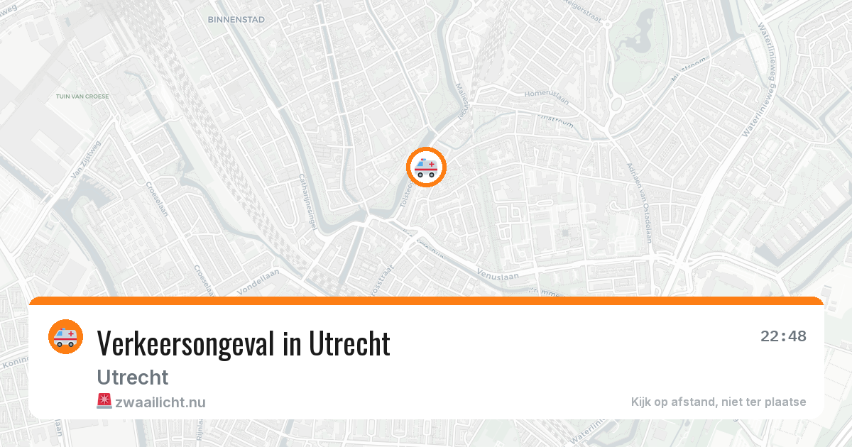 Verkeersongeval in Utrecht — 13 mrt 2026