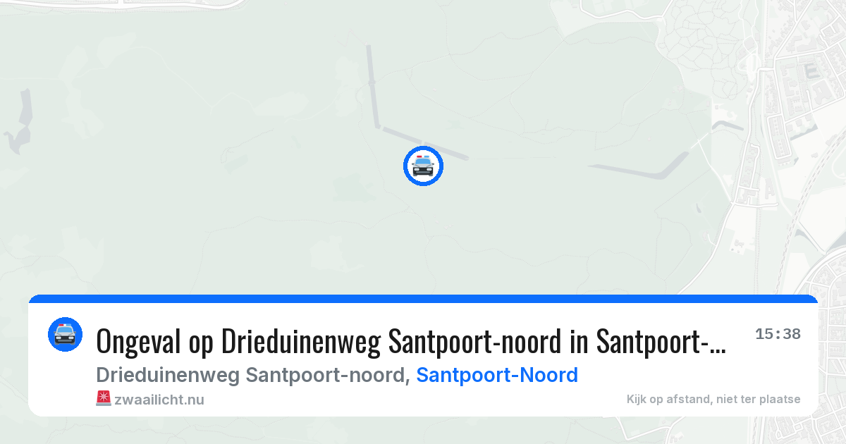 Ongeval op Drieduinenweg Santpoort-noord in Santpoort-Noord — 11 jul 2026