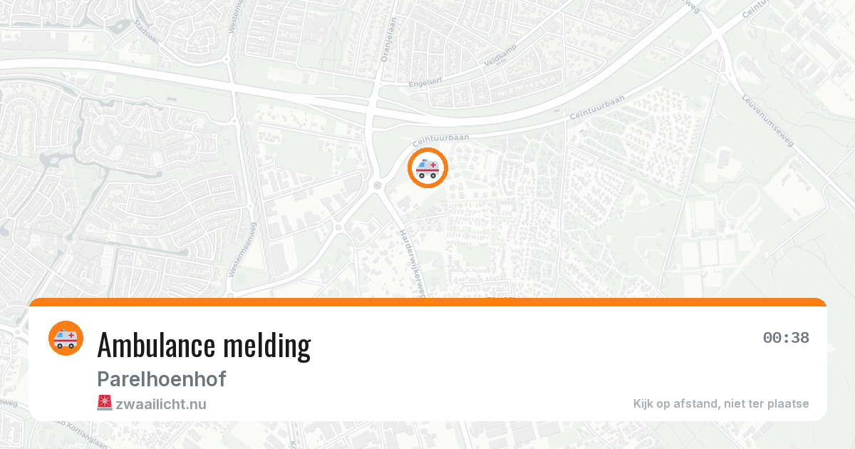 Ambulance melding — 21 jan 2026