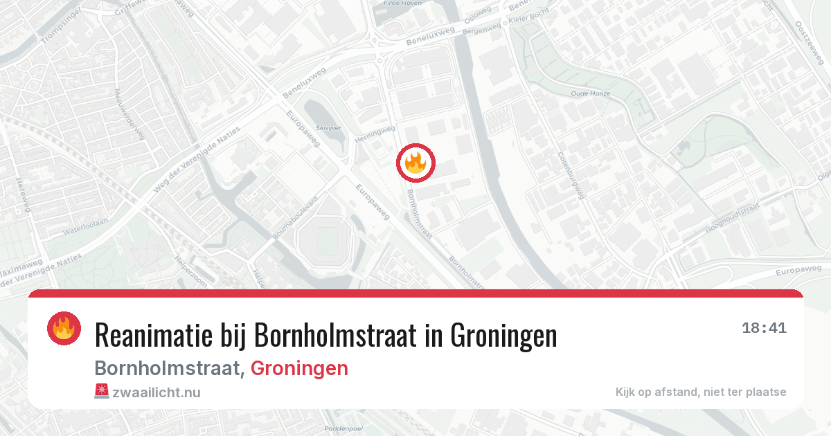 Reanimatie bij Bornholmstraat in Groningen — 2 jun 2026
