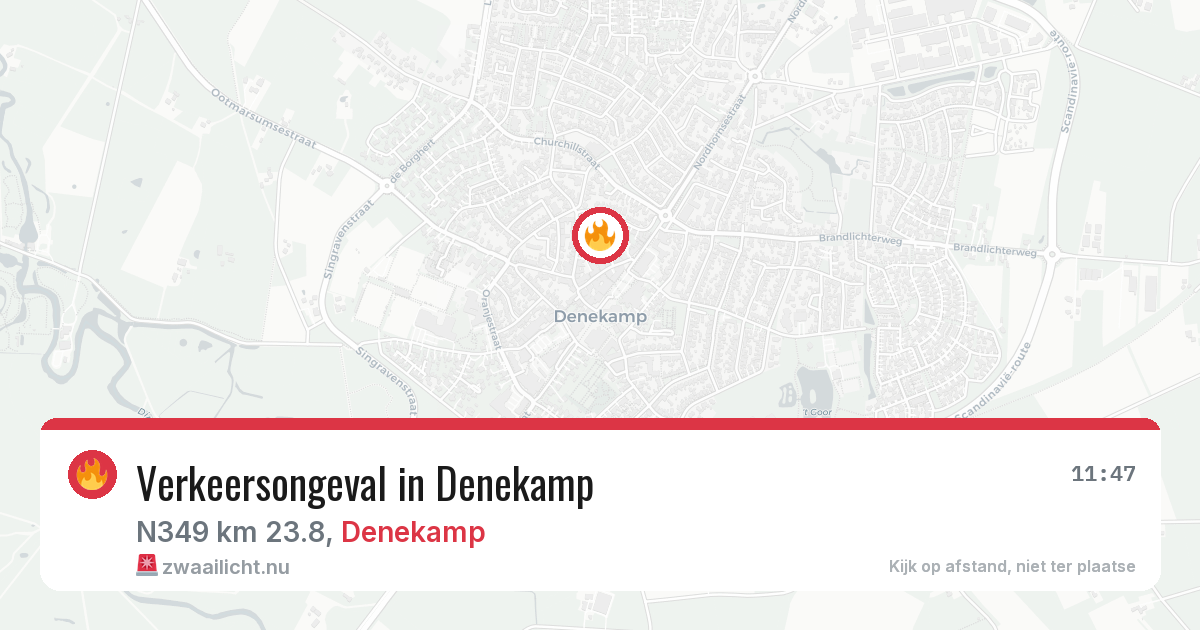 Verkeersongeval in Denekamp — 18 mrt 2026
