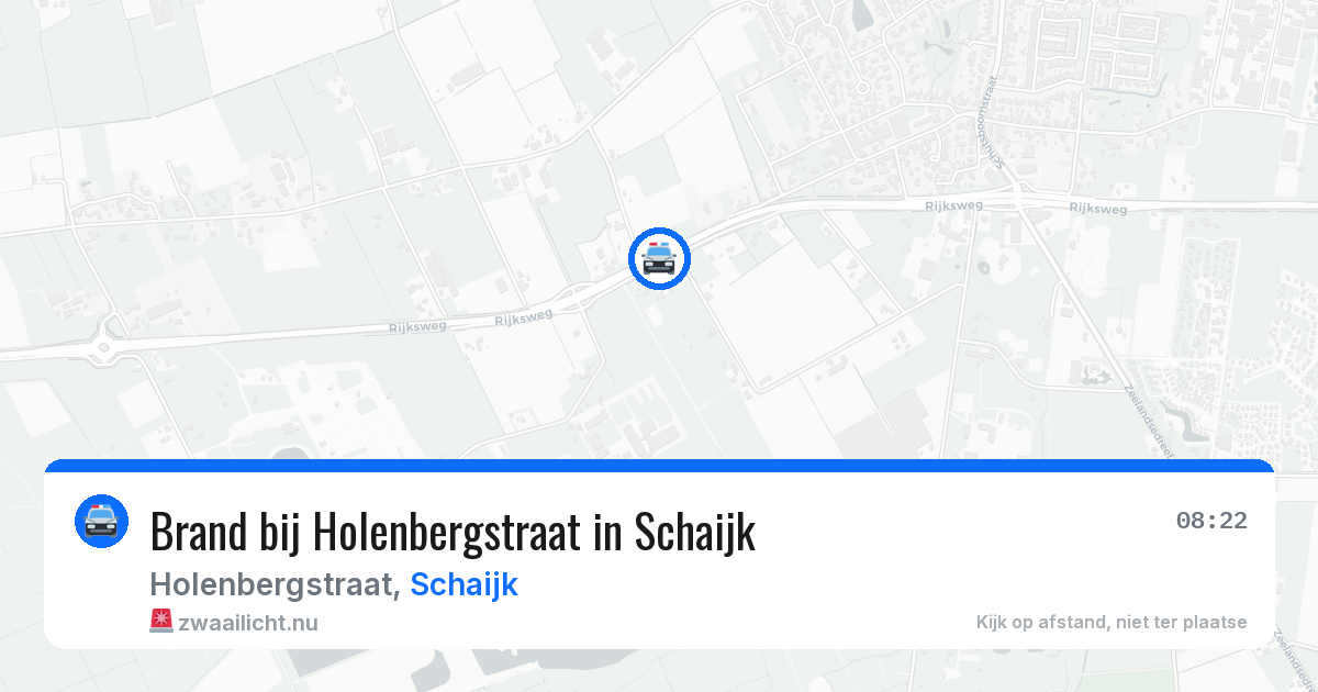 Brand bij Holenbergstraat in Schaijk — 26 mei 2026