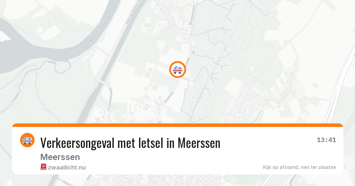 Verkeersongeval met letsel in Meerssen — 14 jul 2026