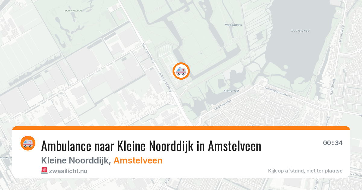 Ambulance naar Kleine Noorddijk in Amstelveen — 11 jul 2026