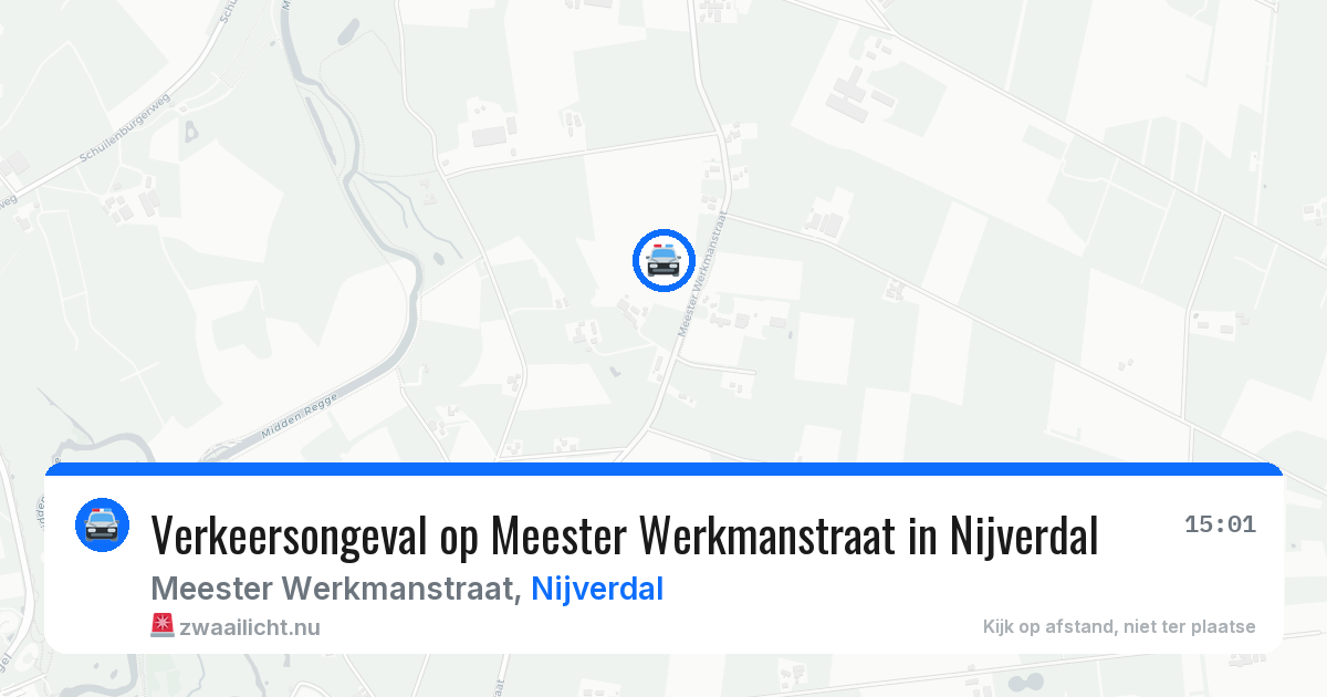 Verkeersongeval op Meester Werkmanstraat in Nijverdal — 12 feb 2026