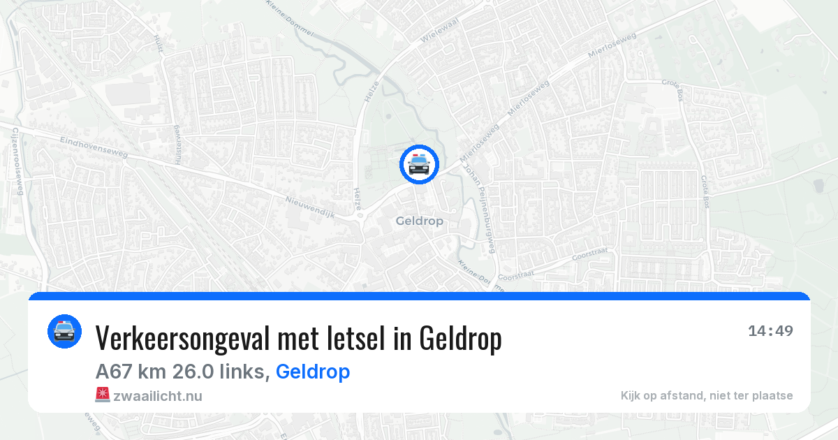 Verkeersongeval met letsel in Geldrop — 3 jul 2026