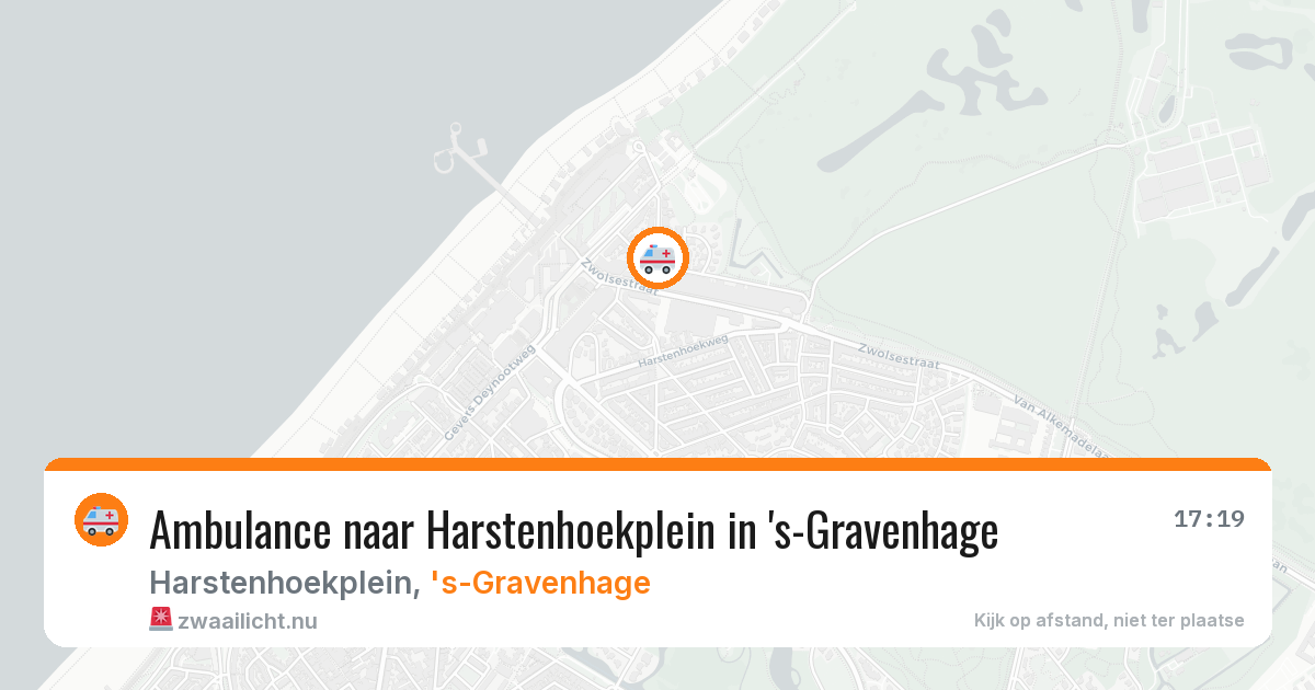Ambulance naar Harstenhoekplein in 's-Gravenhage — 26 mrt 2026