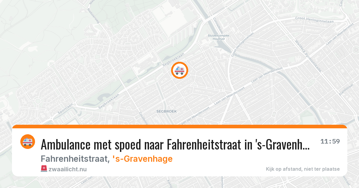 Ambulance met spoed naar Fahrenheitstraat in 's-Gravenhage — 11 feb 2026