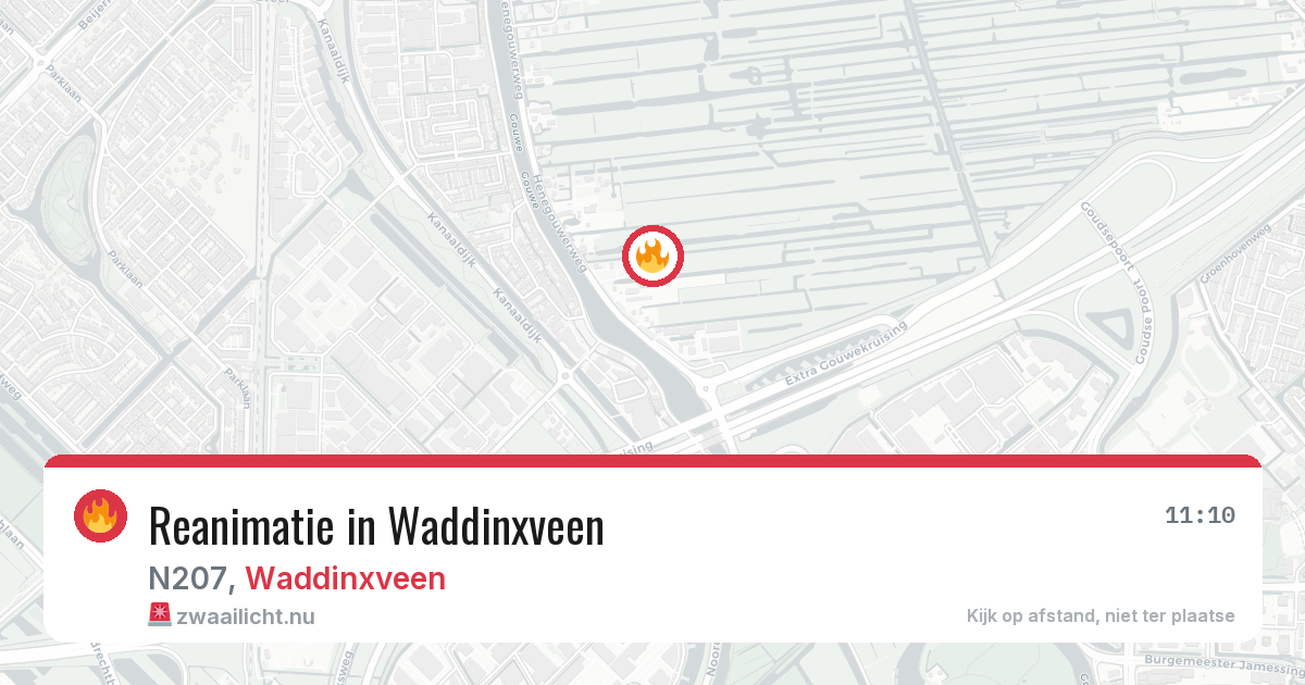 Reanimatie in Waddinxveen — 20 jan 2026
