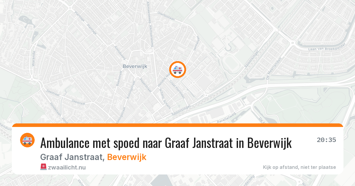 Ambulance met spoed naar Graaf Janstraat in Beverwijk — 15 jul 2026