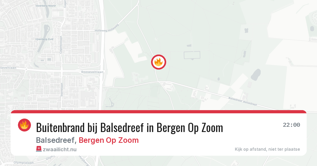 Buitenbrand bij Balsedreef in Bergen Op Zoom — 16 mei 2026