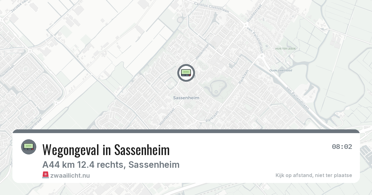 Wegongeval in Sassenheim — 17 feb 2026