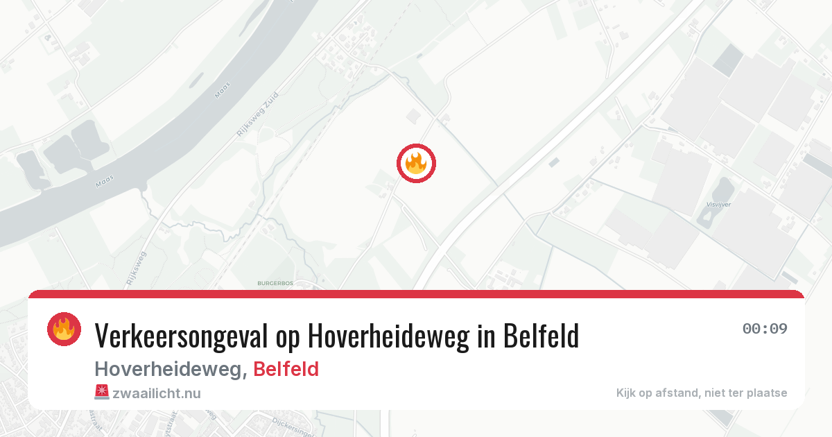 Verkeersongeval op Hoverheideweg in Belfeld — 30 mrt 2026