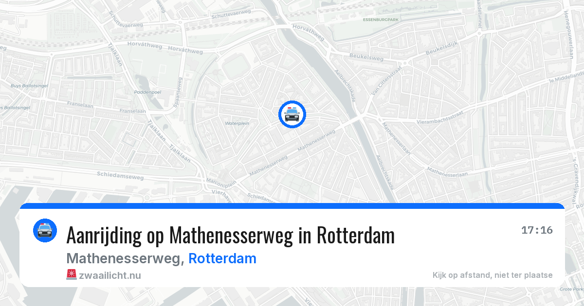 Aanrijding op Mathenesserweg in Rotterdam — 2 jun 2026