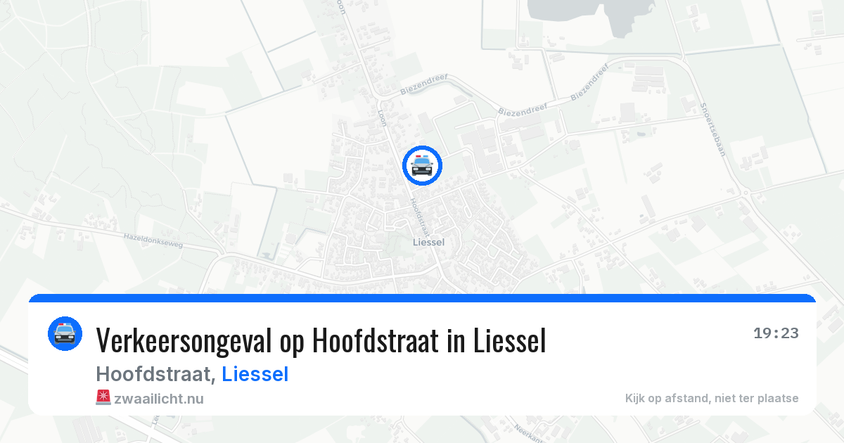 Verkeersongeval op Hoofdstraat in Liessel — 5 apr 2026