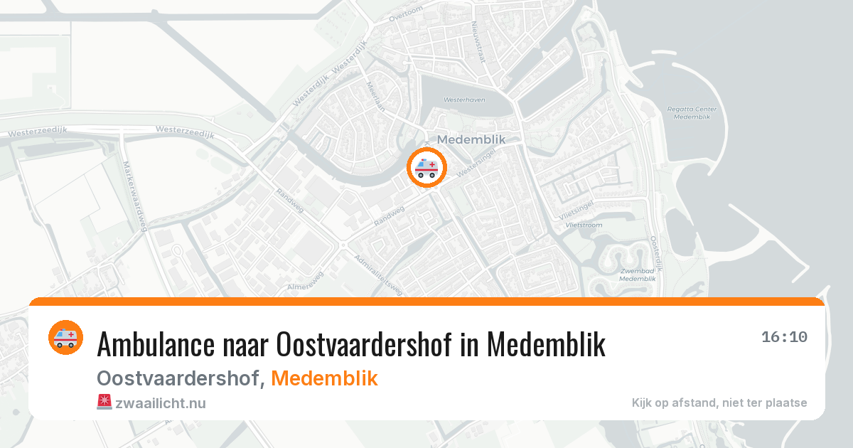 Ambulance naar Oostvaardershof in Medemblik — 19 jul 2026