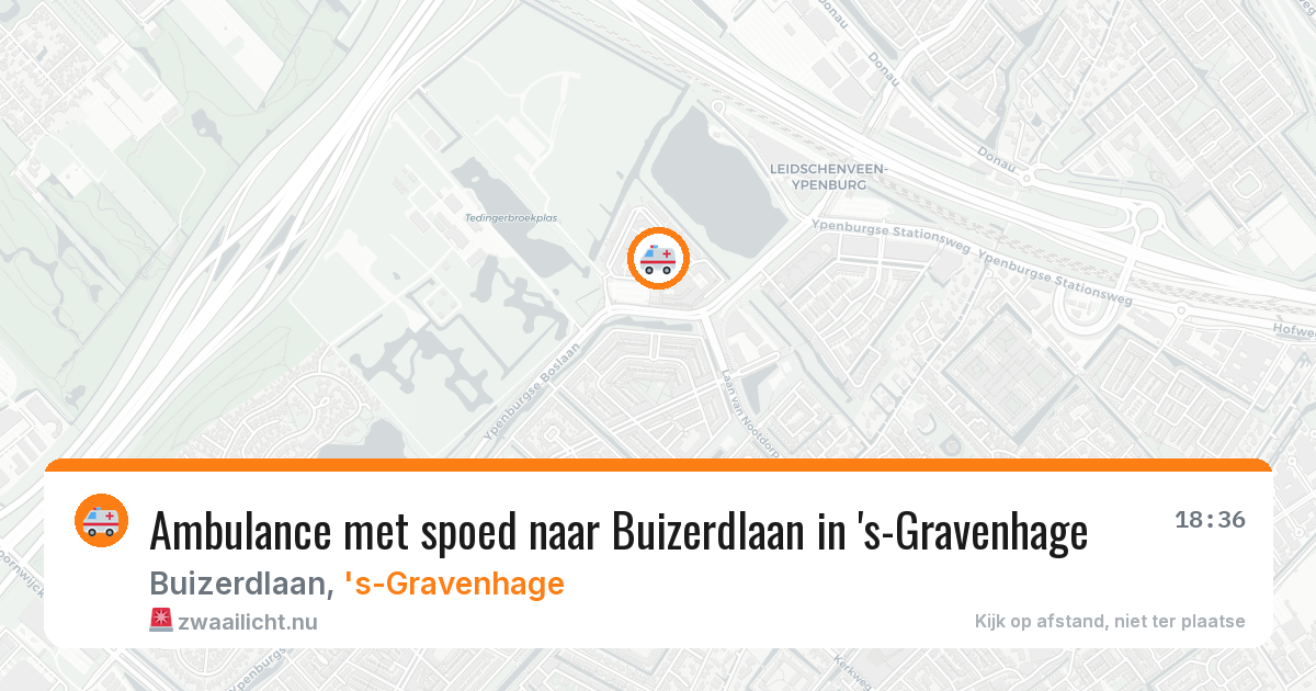 Ambulance met spoed naar Buizerdlaan in 's-Gravenhage — 22 jul 2026