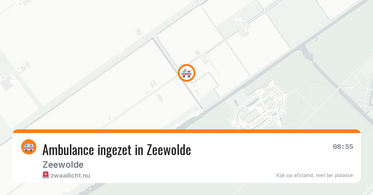 Ambulance ingezet in Zeewolde — 14 apr 2026