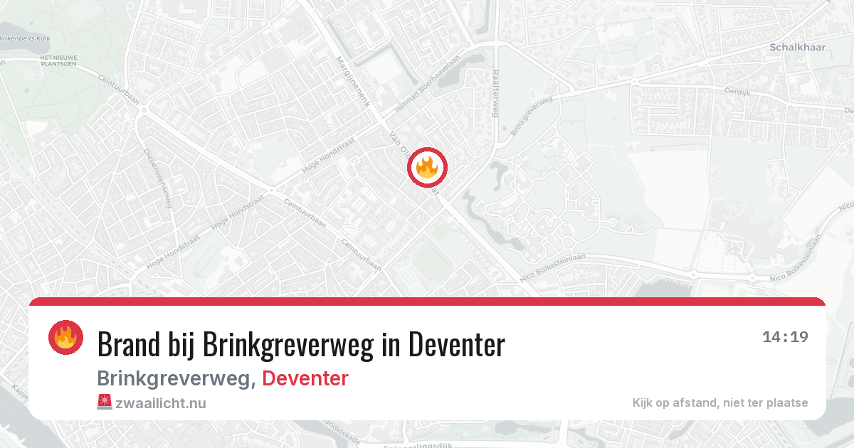 Brand bij Brinkgreverweg in Deventer — 28 mei 2026