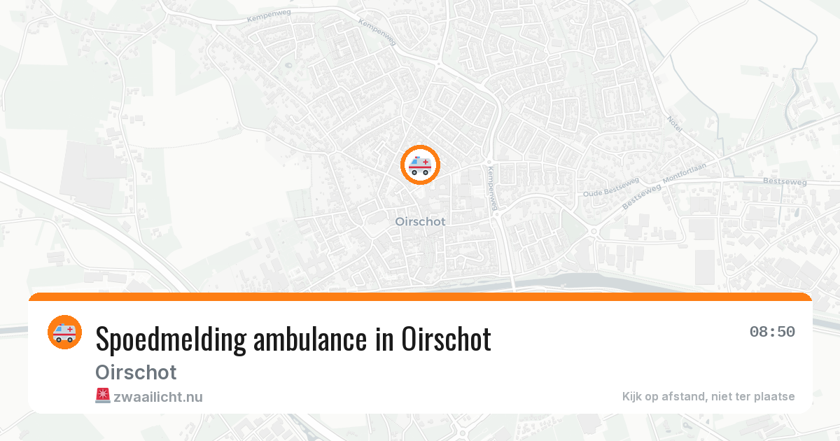 Spoedmelding ambulance in Oirschot — 17 jan 2026