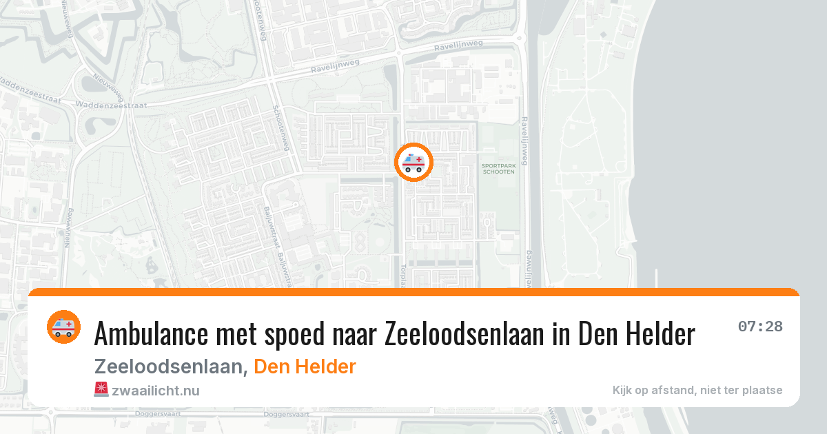 Ambulance met spoed naar Zeeloodsenlaan in Den Helder — 17 jan 2026