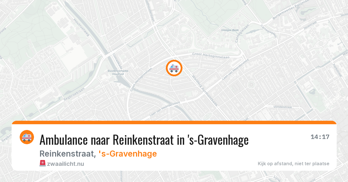 Ambulance naar Reinkenstraat in 's-Gravenhage — 16 jul 2026