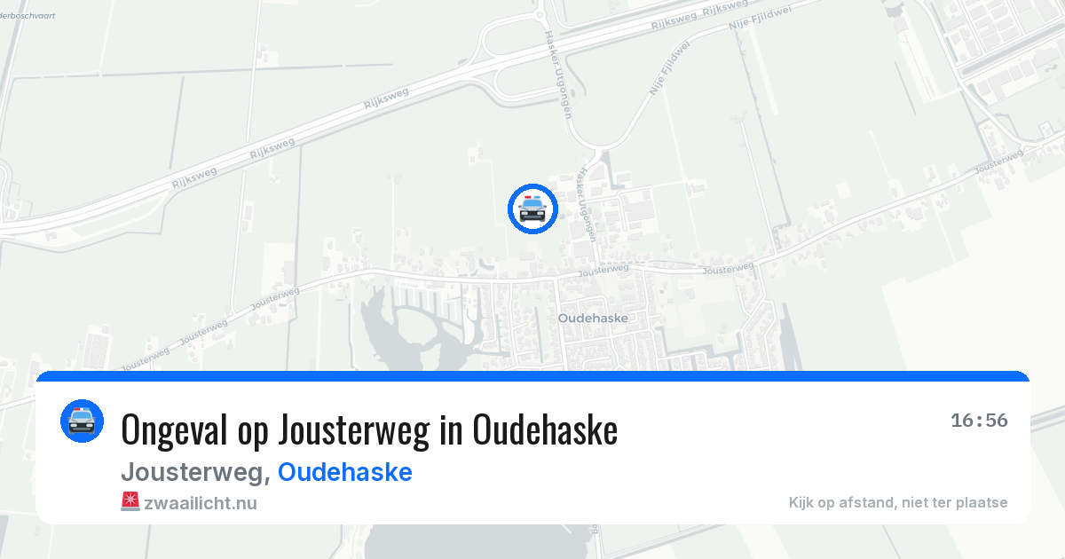 Ongeval op Jousterweg in Oudehaske — 31 mrt 2026