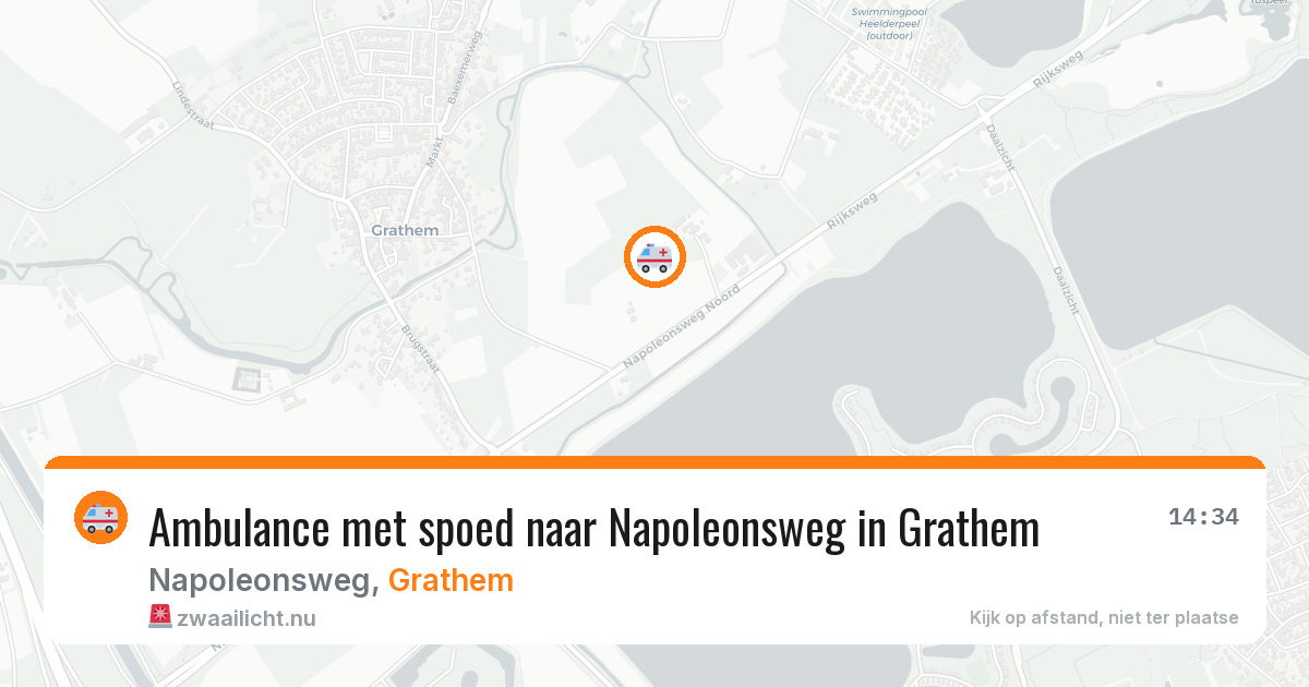 Ambulance met spoed naar Napoleonsweg in Grathem — 7 apr 2026