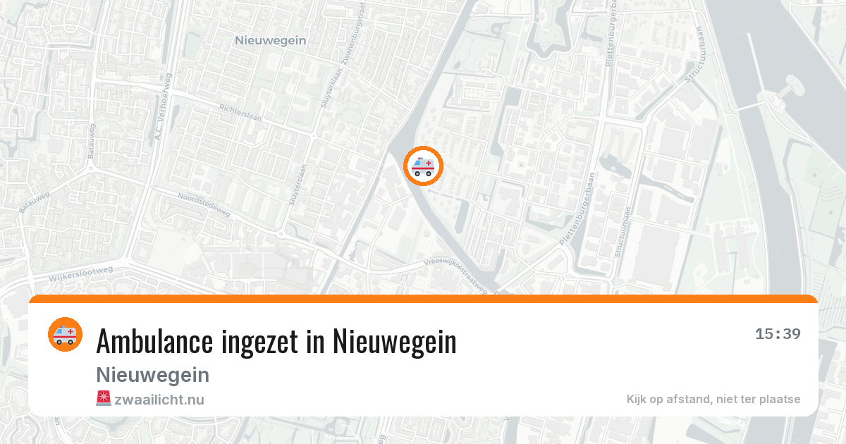 Ambulance ingezet in Nieuwegein — 16 mrt 2026