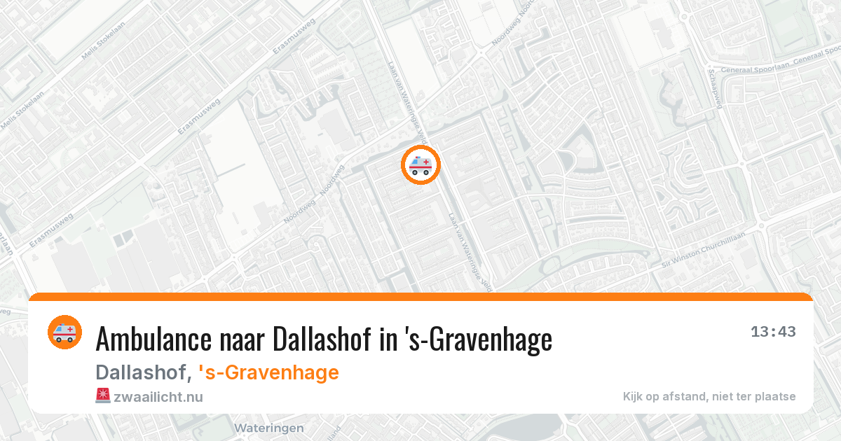 Ambulance naar Dallashof in 's-Gravenhage — 4 apr 2026