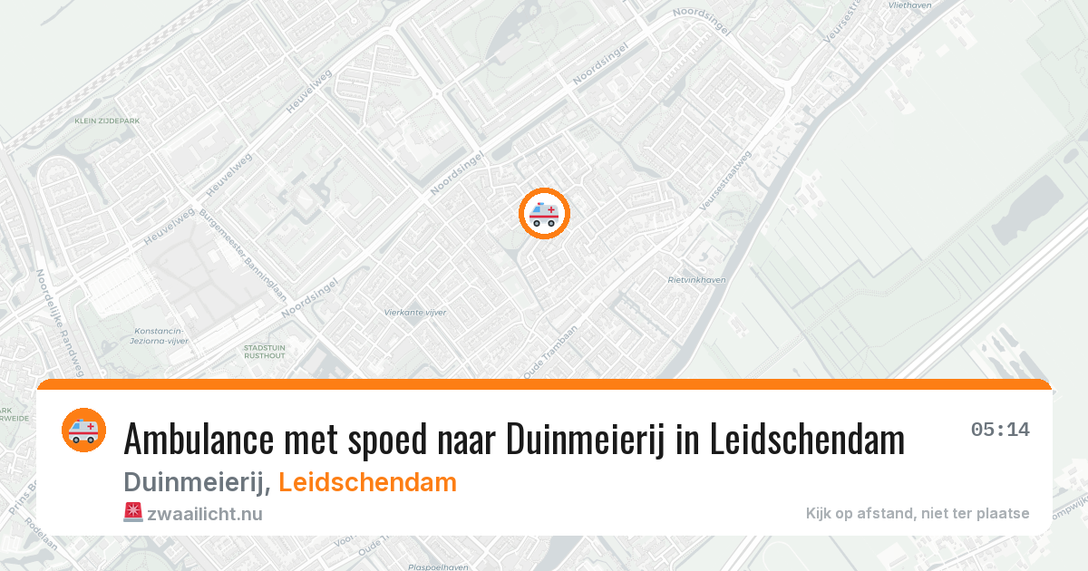 Ambulance met spoed naar Duinmeierij in Leidschendam — 10 feb 2026