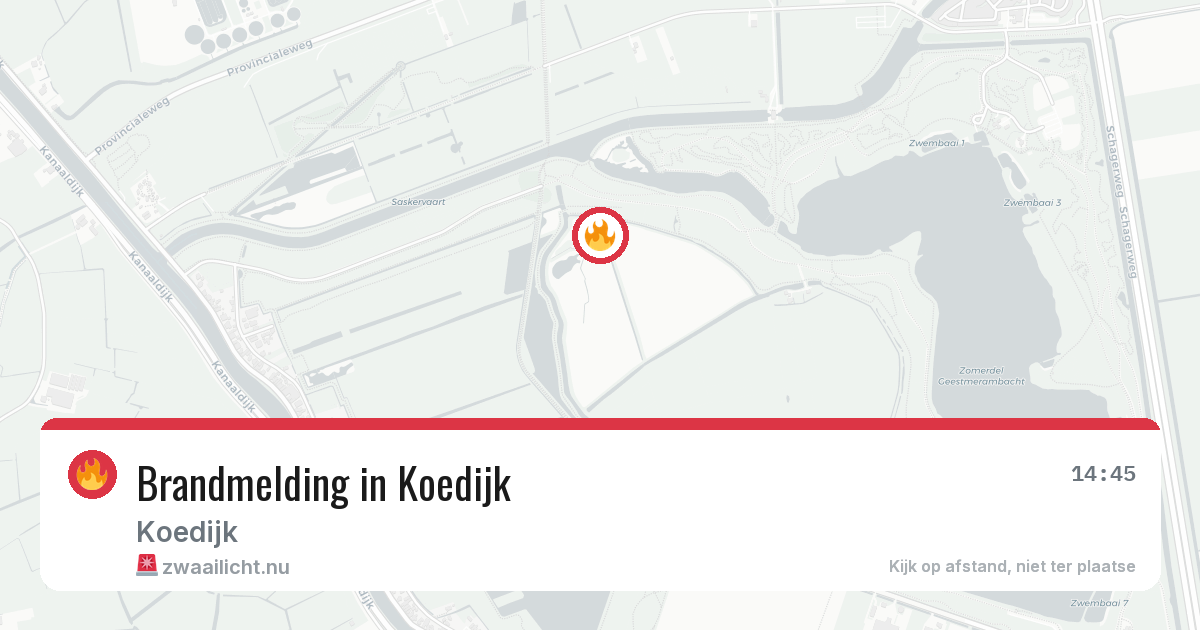 Brandmelding in Koedijk — 29 apr 2026