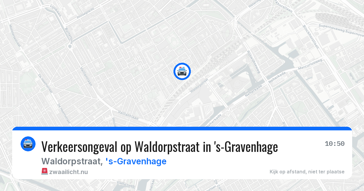 Verkeersongeval op Waldorpstraat in 's-Gravenhage — 21 mei 2026