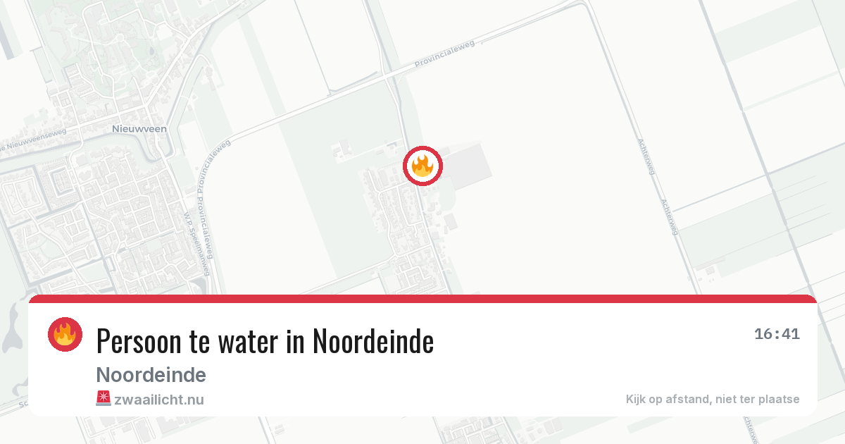 Persoon te water in Noordeinde — 30 mei 2026