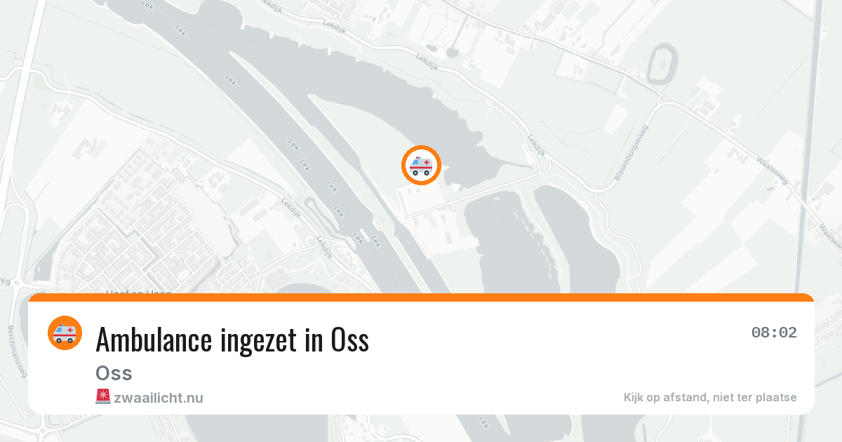 Ambulance ingezet in Oss — 6 feb 2026