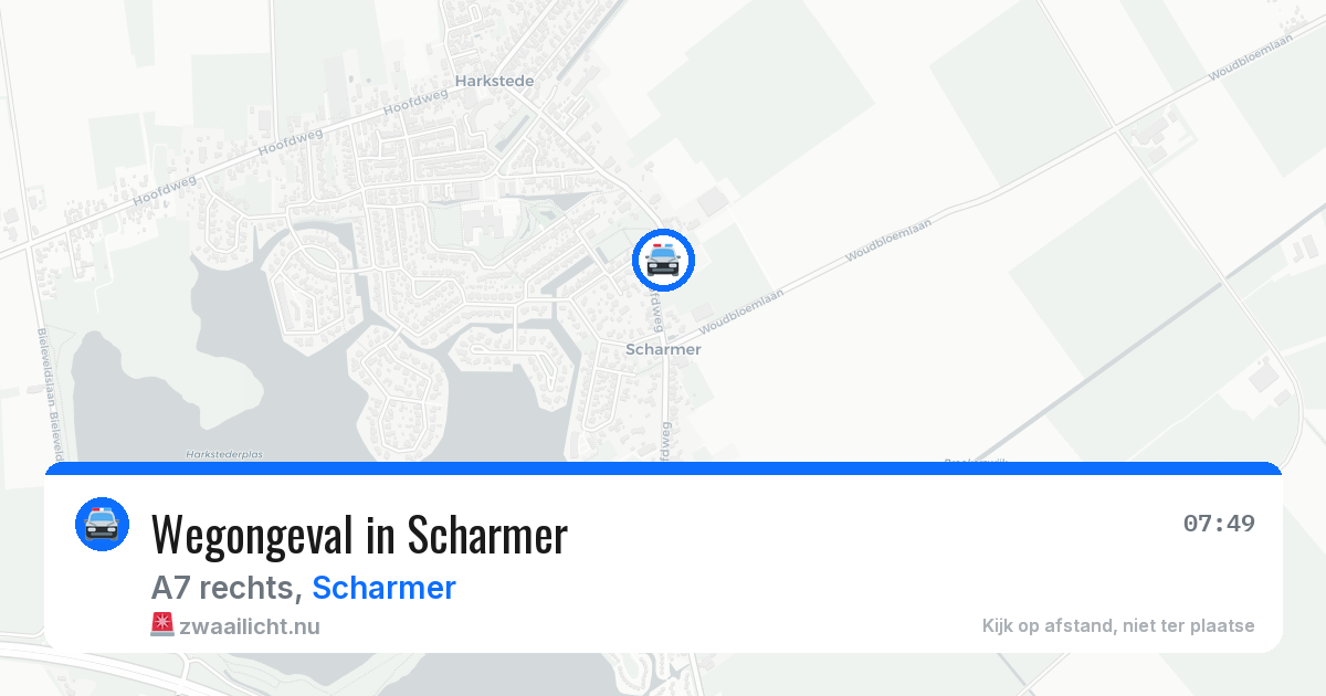 Wegongeval in Scharmer — 24 jan 2026