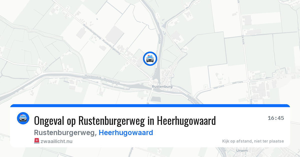 Ongeval op Rustenburgerweg in Heerhugowaard — 19 mei 2026