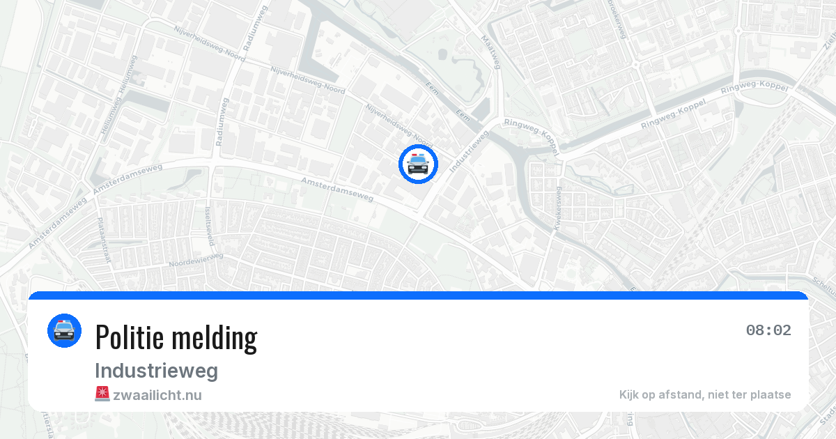 Politie melding — 10 apr 2026